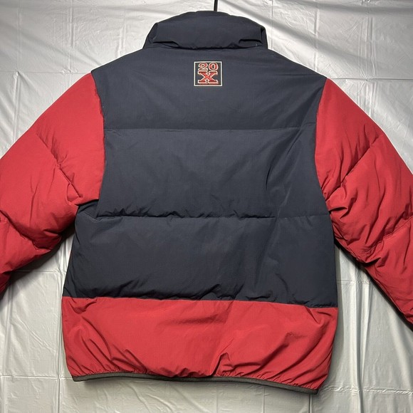 Twenty X 20X‎ By Wrangler Outerwear Mens Down Feather XS Coat Jacket Red Blue - Picture 5 of 8